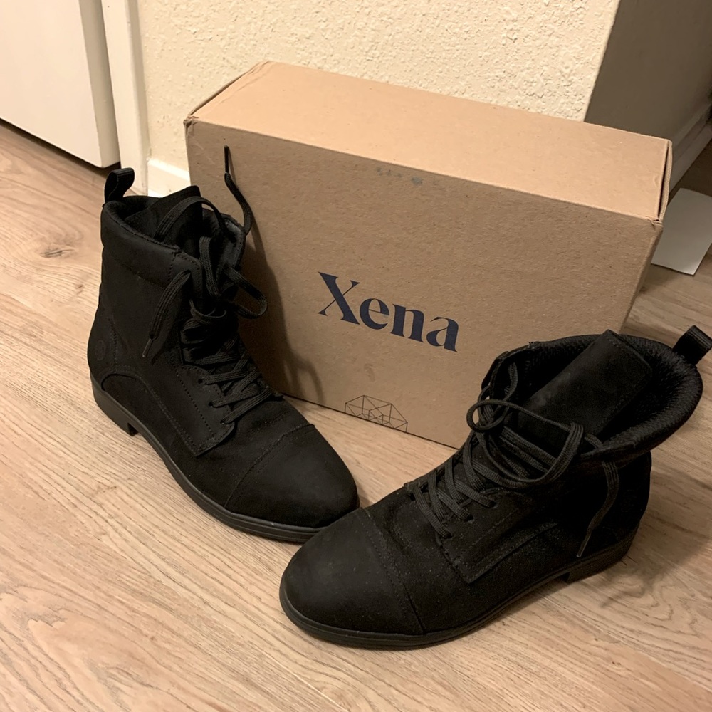 Xena Women’s Work Boots - Inertia - Black